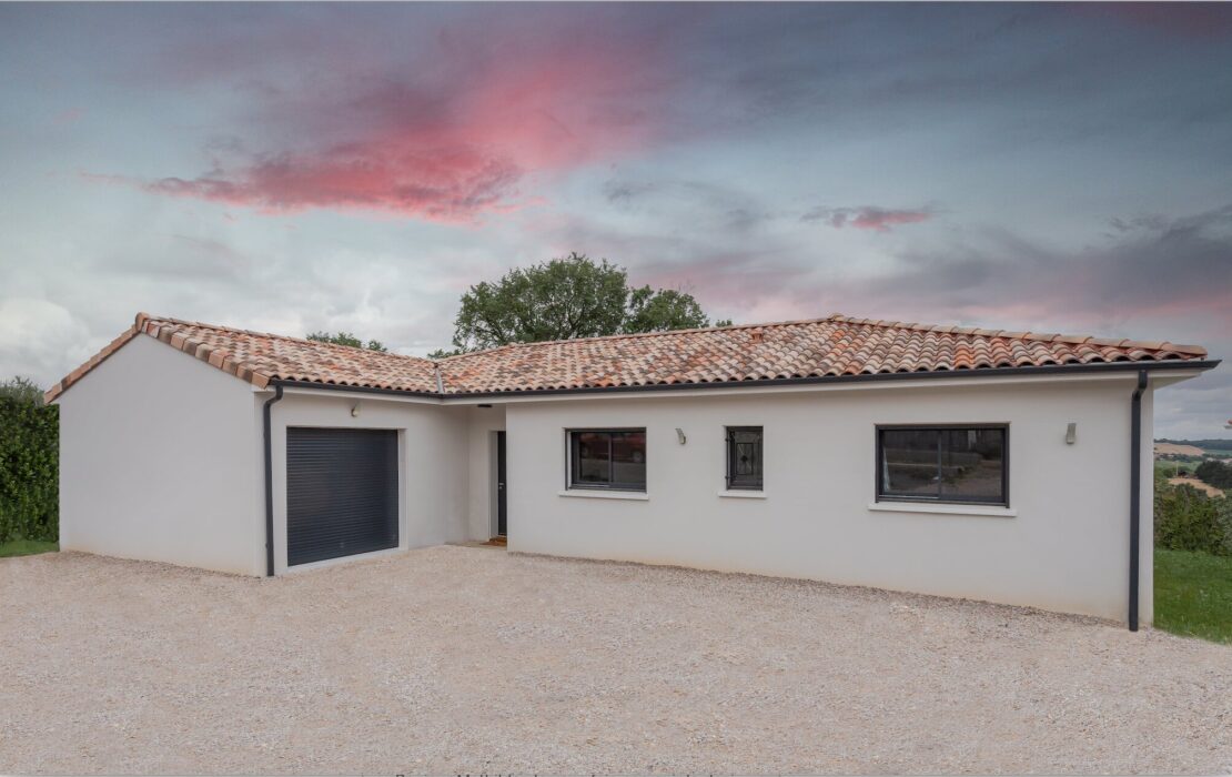maison moderne dans la Haute Garonne ou le Tarn