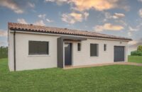 maison moderne avec porche dans la Haute Garonne ou le Tarn