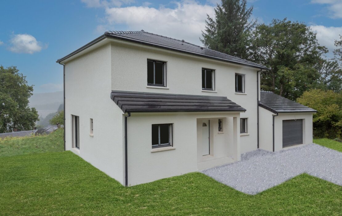 maison toit noir dans la Haute Garonne ou le Tarn